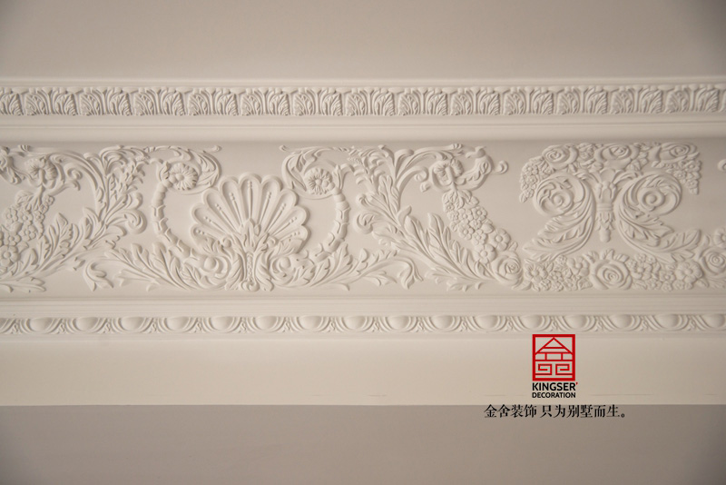 石家莊別墅裝修原河名墅施工現場