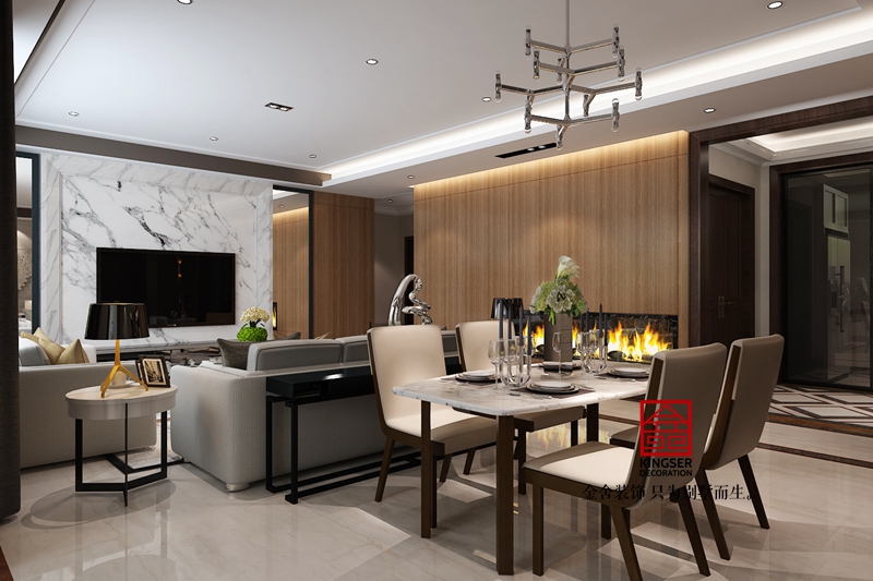 國賓壹號裝修-現代簡約-客廳