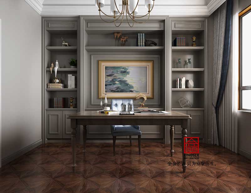 國賓壹號(hào)153平米美式風(fēng)格裝修效果圖