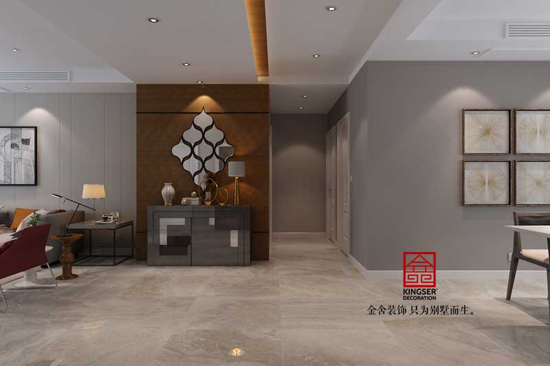 鑫界王府168平米簡約風格裝修效果圖