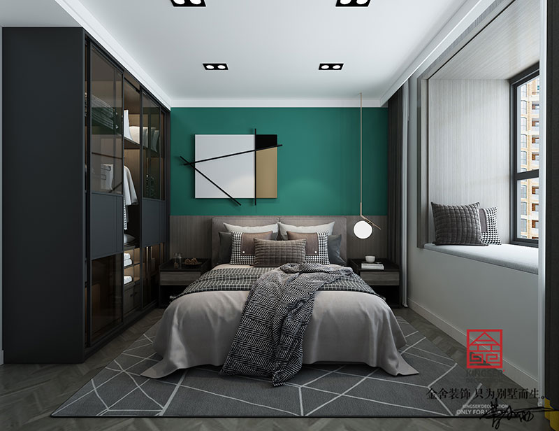 東南智匯城90平米現(xiàn)代簡(jiǎn)約裝修效果圖