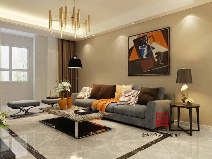 林蔭大院裝修-現代簡約-客廳