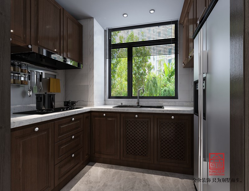 維多利亞三期122平米新中式風格裝修效果圖