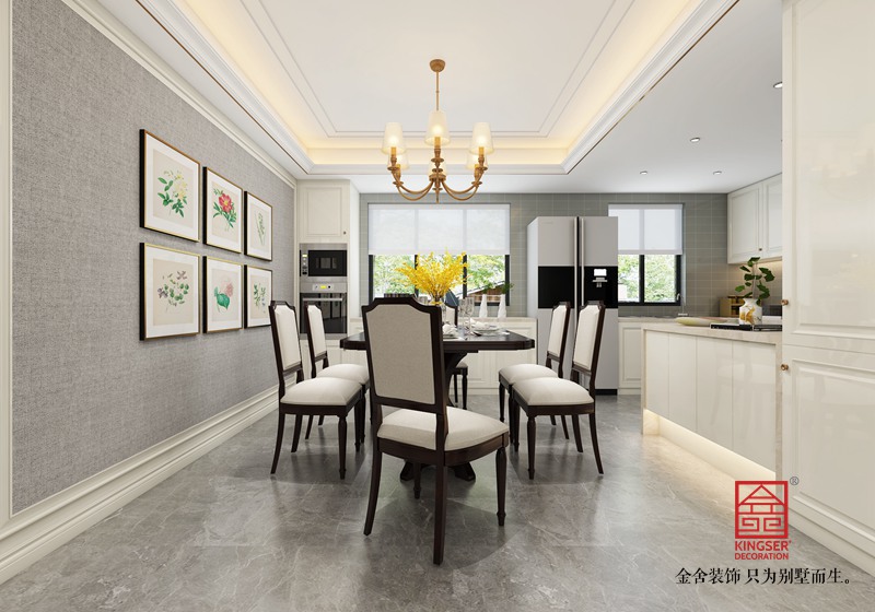 東南智匯城170平米美式風格裝修效果圖