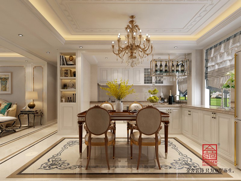 東南智匯城170平米歐式風格裝修效果圖