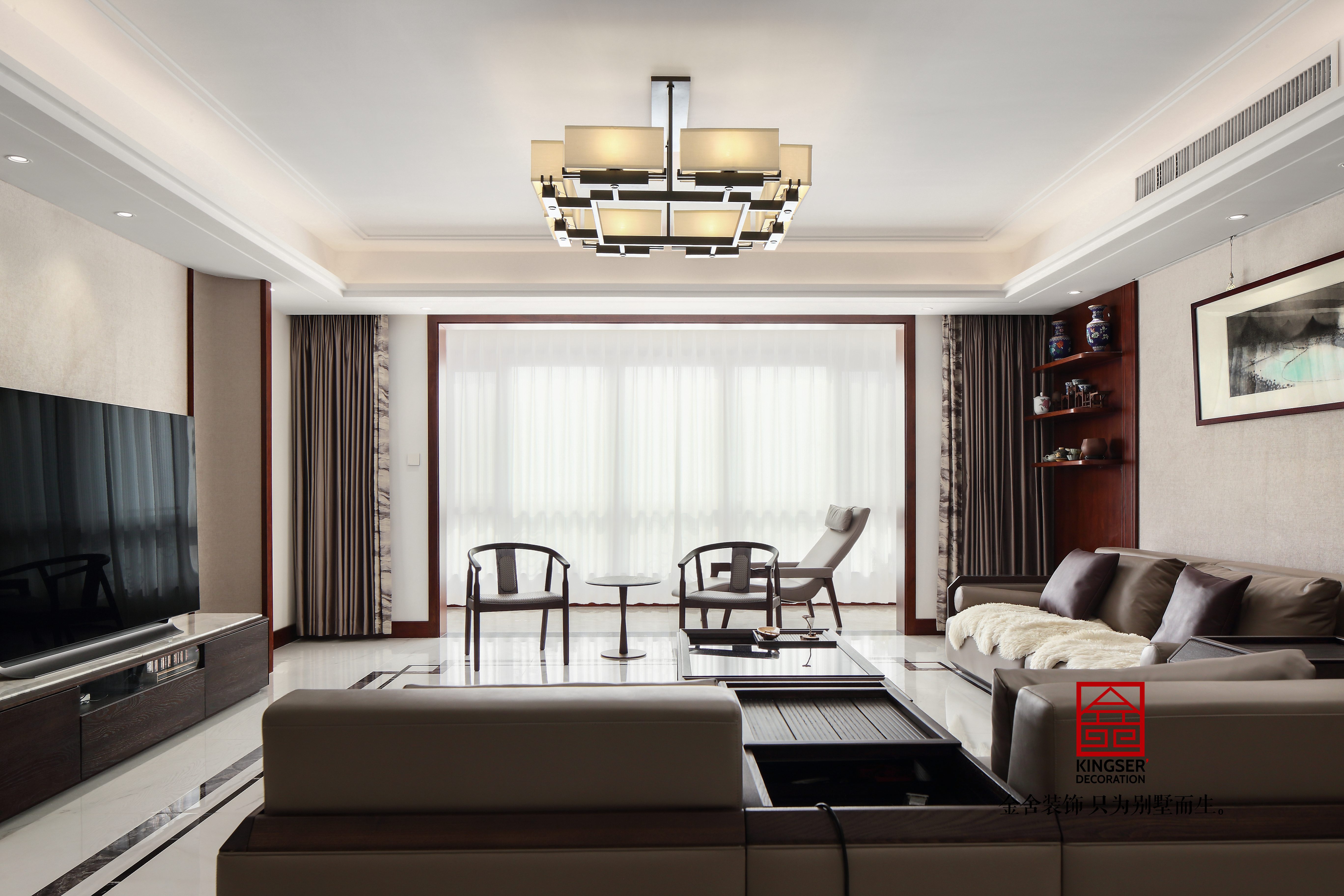 金悅府129平米現代輕奢裝修效果圖