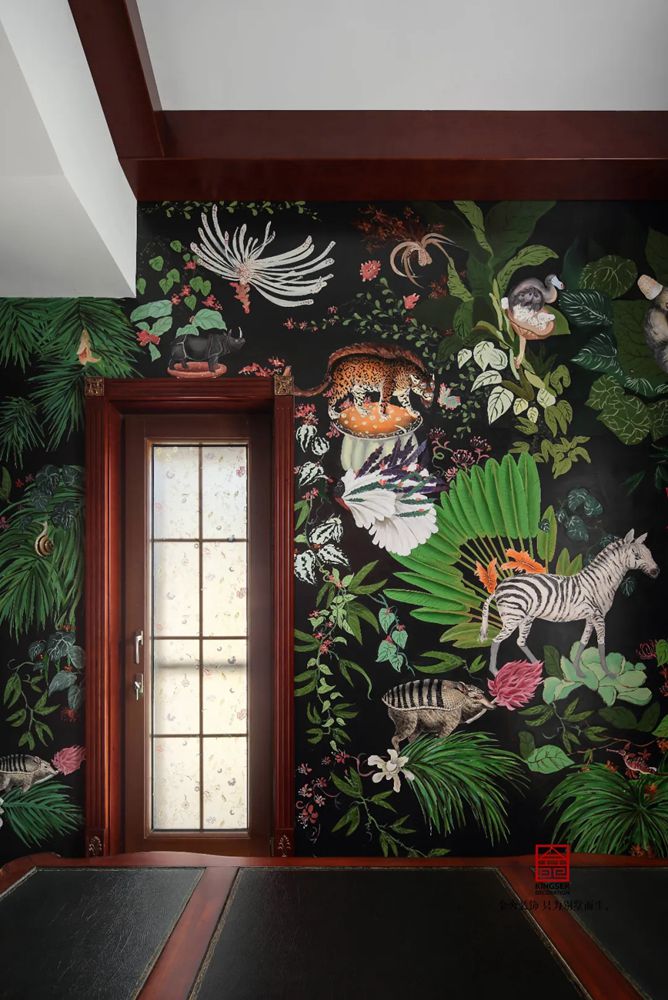 上山間400平米別墅美式風(fēng)格裝修實景