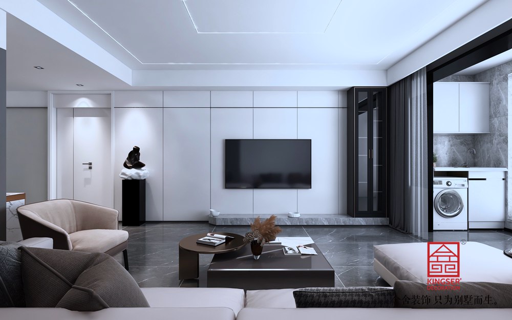 尚賓城173平米現代簡約裝修效果圖