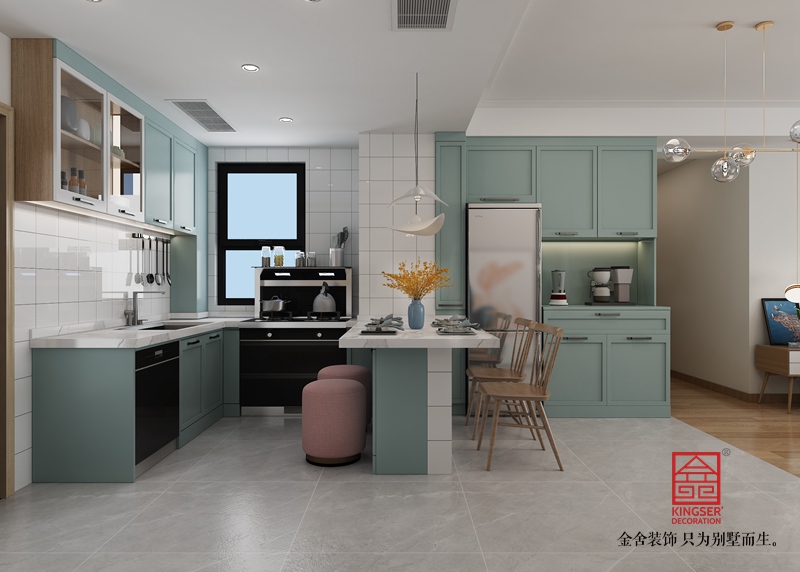 天山國賓壹號116平米北歐風格裝修效果圖