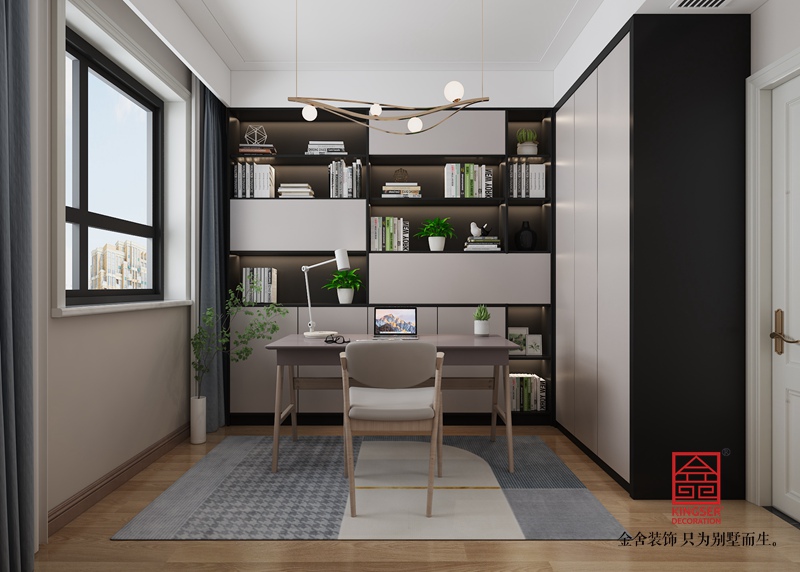 天山國賓壹號116平米北歐風格裝修效果圖