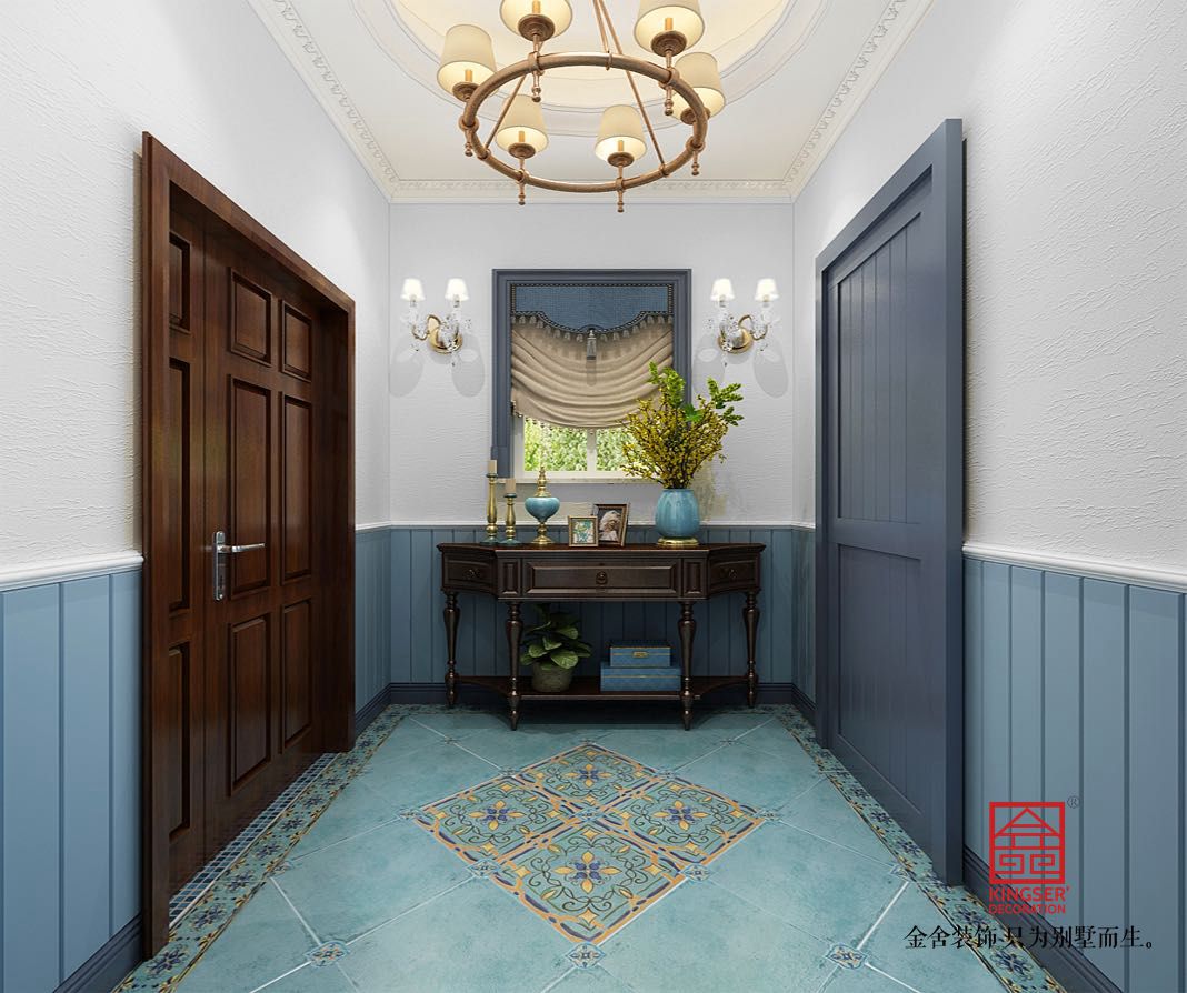 碧桂園280平米美式風格裝修效果圖