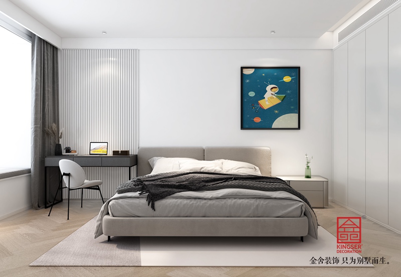 融創中心180平米現代極簡風格裝修效果圖