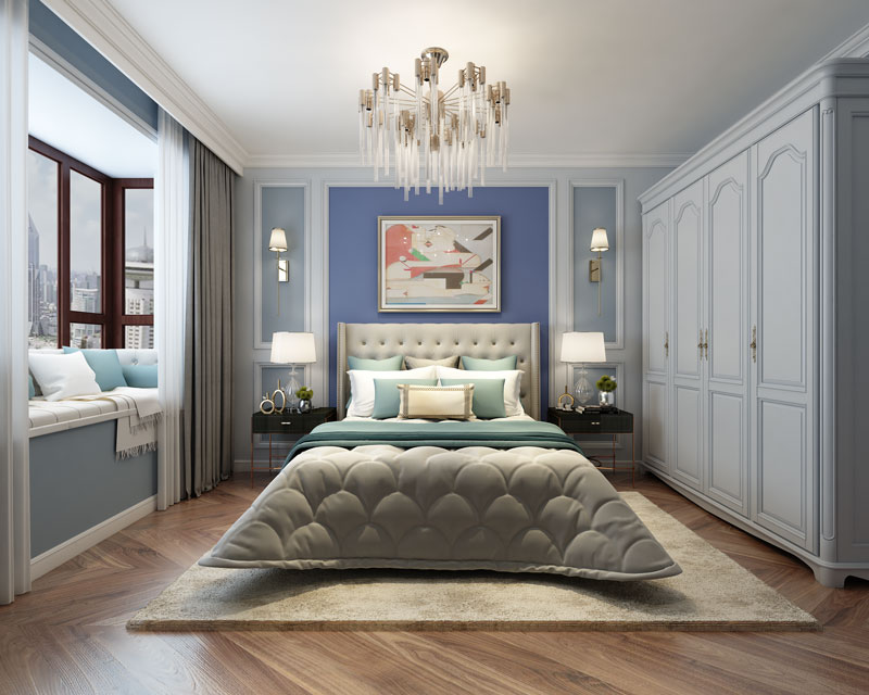 維多利亞三期135平輕奢風格效果圖