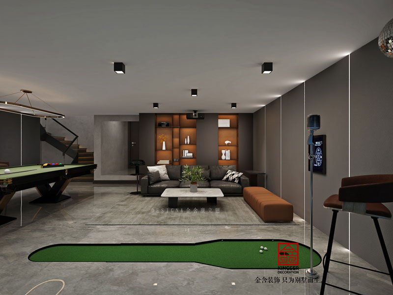 衡水南苑別墅裝修320平米現代風格效果圖