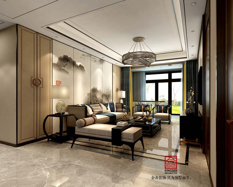 萬和原著下躍220平米新中式風格裝修設計