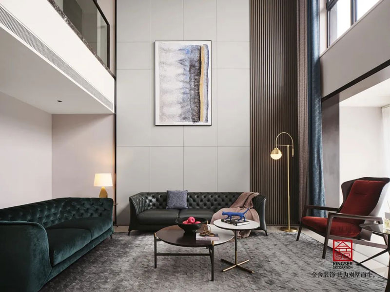 裕華壹號260㎡頂躍裝修現代輕奢實景圖