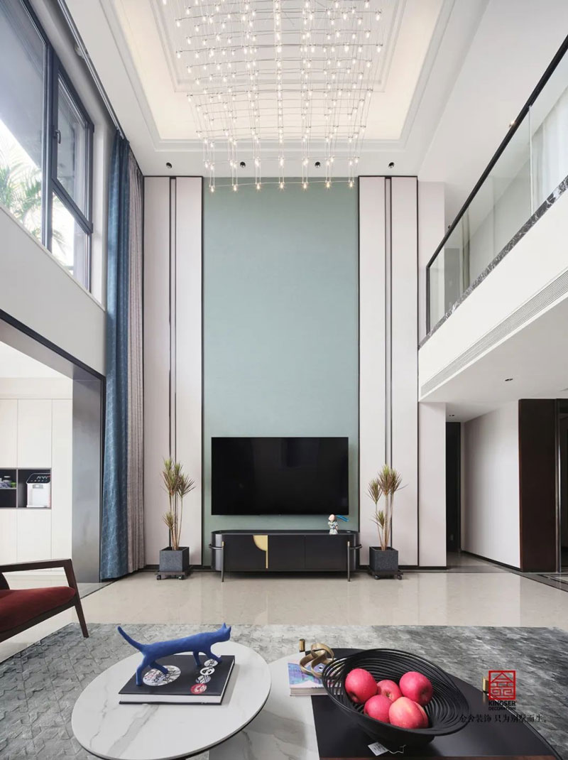 裕華壹號260㎡頂躍裝修現代輕奢實景圖