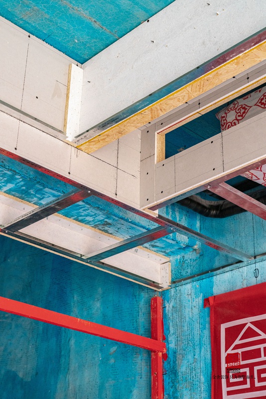 西山林語別墅裝修木工瓦工施工現場