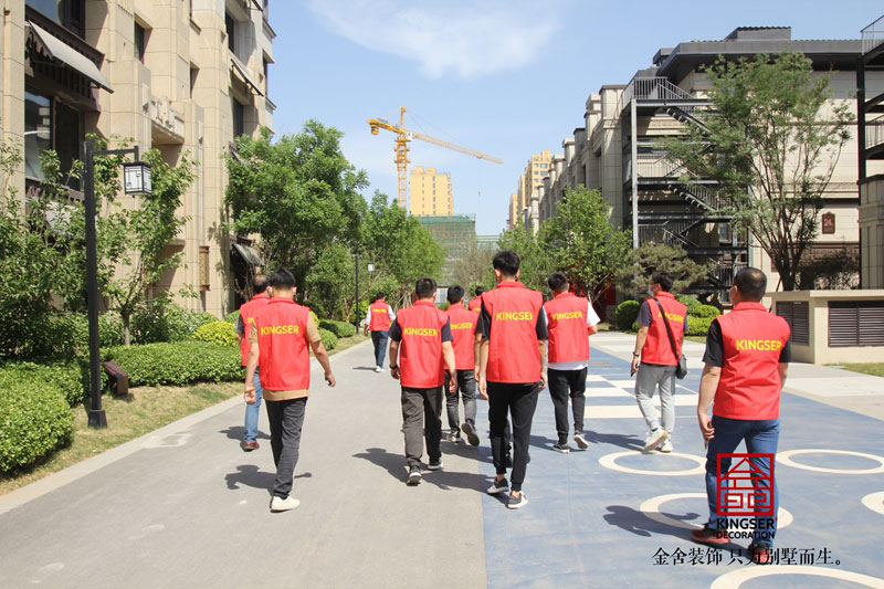金舍裝飾董事長關注工程監督巡檢月
