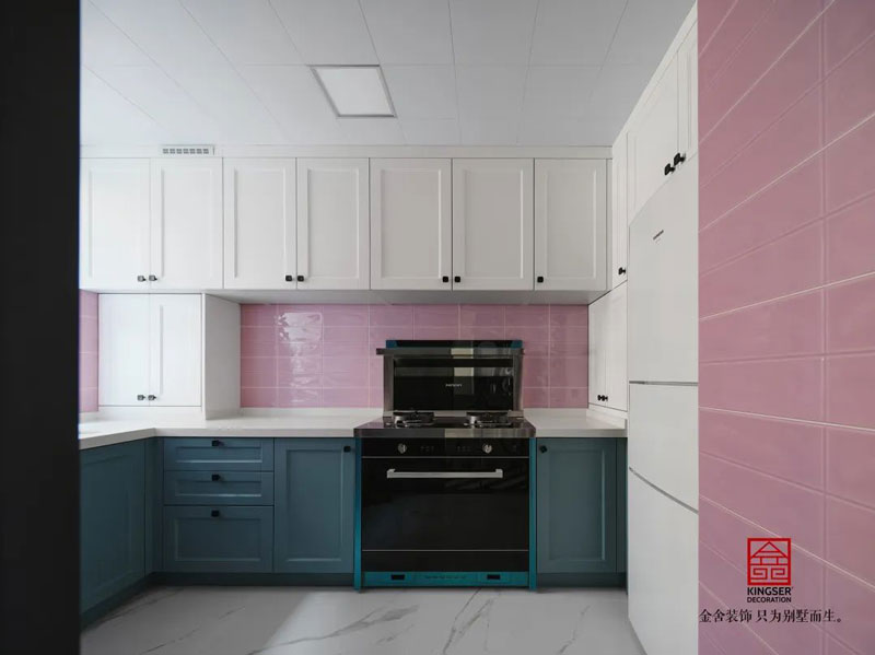 秀水名邸120㎡孟菲斯風格裝修設計