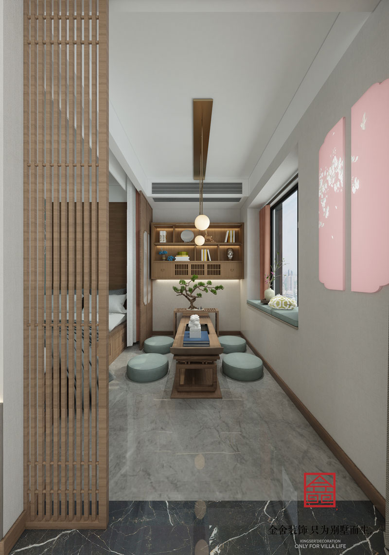 九里晴川上疊裝修設計效果圖