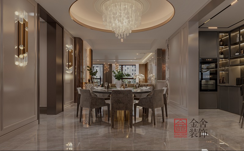 天山九峯210平裝修效果圖