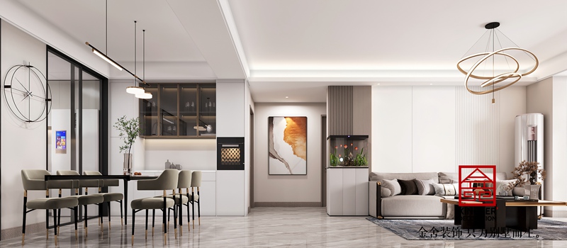國仕山現代簡約裝修效果圖