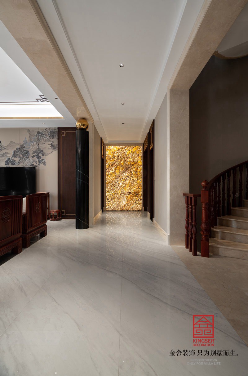 原河名墅新中式別墅裝修實景圖