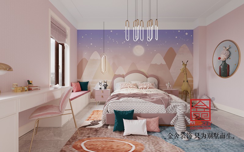 衡水漢王府別墅裝修520平現(xiàn)代法奢風格效果圖