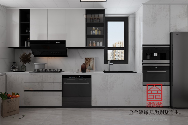 維多利亞175現代輕奢廚房裝修效果圖