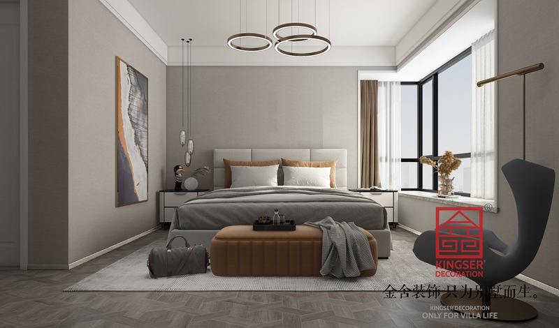 國(guó)赫天著現(xiàn)代風(fēng)格臥室裝修效果圖