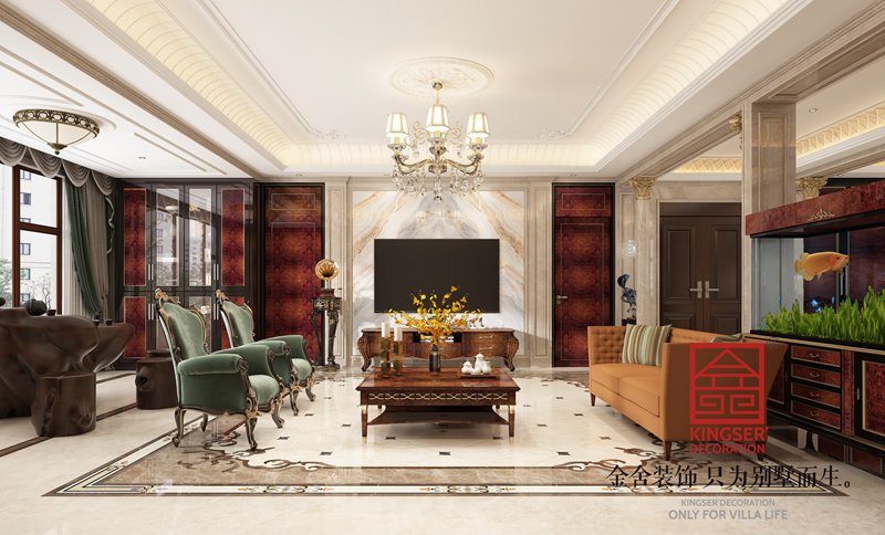 歐式別墅裝修設計，細致入微，完美綻放